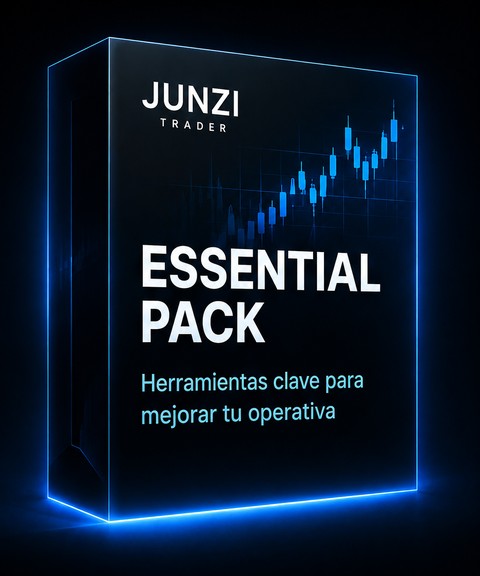 Caja 3D del Pack Essential de Junzi Trader